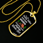 Camper Necklace Wearing Campin' Lovin' Necklace Stainless Steel or 18k Gold Dog Tag 24" Chain-Express Your Love Gifts
