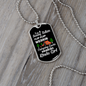 Camper Necklace Wearing Campin' Lovin' Necklace Stainless Steel or 18k Gold Dog Tag 24" Chain-Express Your Love Gifts