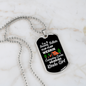 Camper Necklace Wearing Campin' Lovin' Necklace Stainless Steel or 18k Gold Dog Tag 24" Chain-Express Your Love Gifts