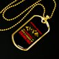 Camper Necklace Weekend Forecast Camping Drinking Necklace Stainless Steel or 18k Gold Dog Tag 24" Chain-Express Your Love Gifts