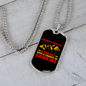 Camper Necklace Weekend Forecast Camping Drinking Necklace Stainless Steel or 18k Gold Dog Tag 24" Chain-Express Your Love Gifts