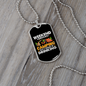 Camper Necklace Weekend Forecast Camping Necklace Stainless Steel or 18k Gold Dog Tag 24" Chain-Express Your Love Gifts