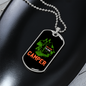 Camper Necklace Welcome to Our Camper Necklace Stainless Steel or 18k Gold Dog Tag 24" Chain-Express Your Love Gifts