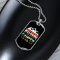 Camper Necklace Welcome to Our Camper White Necklace Stainless Steel or 18k Gold Dog Tag 24" Chain-Express Your Love Gifts