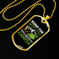 Camper Necklace What I Said Necklace Stainless Steel or 18k Gold Dog Tag 24" Chain-Express Your Love Gifts