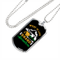 Camper Necklace What Is Life Necklace Stainless Steel or 18k Gold Dog Tag 24" Chain-Express Your Love Gifts