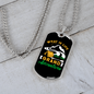 Camper Necklace What Is Life Necklace Stainless Steel or 18k Gold Dog Tag 24" Chain-Express Your Love Gifts