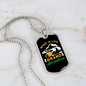Camper Necklace What Is Life Necklace Stainless Steel or 18k Gold Dog Tag 24" Chain-Express Your Love Gifts
