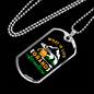 Camper Necklace What Is Life Necklace Stainless Steel or 18k Gold Dog Tag 24" Chain-Express Your Love Gifts