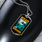 Camper Necklace Witches With Hitches Necklace Stainless Steel or 18k Gold Dog Tag 24" Chain-Express Your Love Gifts