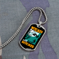 Camper Necklace Witches With Hitches Necklace Stainless Steel or 18k Gold Dog Tag 24" Chain-Express Your Love Gifts