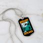 Camper Necklace Witches With Hitches Necklace Stainless Steel or 18k Gold Dog Tag 24" Chain-Express Your Love Gifts