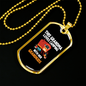 Camper Necklace With Our Grandkids Necklace Stainless Steel or 18k Gold Dog Tag 24" Chain-Express Your Love Gifts