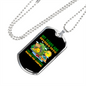 Camper Necklace Years Are Divided Into Camping Necklace Stainless Steel or 18k Gold Dog Tag 24" Chain-Express Your Love Gifts