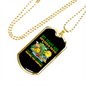 Camper Necklace Years Are Divided Into Camping Necklace Stainless Steel or 18k Gold Dog Tag 24" Chain-Express Your Love Gifts