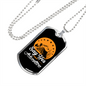 Camper Necklace Yes They Adventure Necklace Stainless Steel or 18k Gold Dog Tag 24" Chain-Express Your Love Gifts