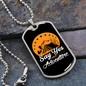 Camper Necklace Yes They Adventure Necklace Stainless Steel or 18k Gold Dog Tag 24" Chain-Express Your Love Gifts