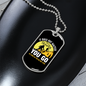 Camper Necklace You Go White Necklace Stainless Steel or 18k Gold Dog Tag 24" Chain-Express Your Love Gifts