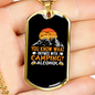 Camper Necklace You Know What Necklace Stainless Steel or 18k Gold Dog Tag 24" Chain-Express Your Love Gifts