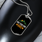 Camper Necklace Your Own Hike Necklace Stainless Steel or 18k Gold Dog Tag 24" Chain-Express Your Love Gifts