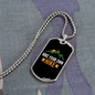 Camper Necklace Your Own Hike Necklace Stainless Steel or 18k Gold Dog Tag 24" Chain-Express Your Love Gifts