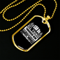 Can Do All Things Philippians 4:13 Necklace Stainless Steel or 18k Gold Dog Tag 24" Chain-Express Your Love Gifts