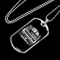 Can Do All Things Philippians 4:13 Necklace Stainless Steel or 18k Gold Dog Tag 24" Chain-Express Your Love Gifts