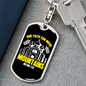 Can Move Mountains Matthew 17:20 Keychain Stainless Steel or 18k Gold Dog Tag Keyring-Express Your Love Gifts