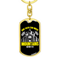 Can Move Mountains Matthew 17:20 Keychain Stainless Steel or 18k Gold Dog Tag Keyring-Express Your Love Gifts