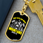Can Move Mountains Matthew 17:20 Keychain Stainless Steel or 18k Gold Dog Tag Keyring-Express Your Love Gifts