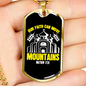 Can Move Mountains Matthew 17:20 Necklace Stainless Steel or 18k Gold Dog Tag 24-Express Your Love Gifts
