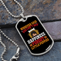 Can't Buy Happiness Necklace Stainless Steel or 18k Gold Dog Tag 24" Chain-Express Your Love Gifts