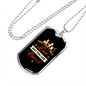 Can't Buy Love Necklace Stainless Steel or 18k Gold Dog Tag 24" Chain-Express Your Love Gifts