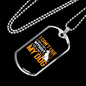 Can't Live Without Dog Necklace Stainless Steel or 18k Gold Dog Tag 24" Chain-Express Your Love Gifts