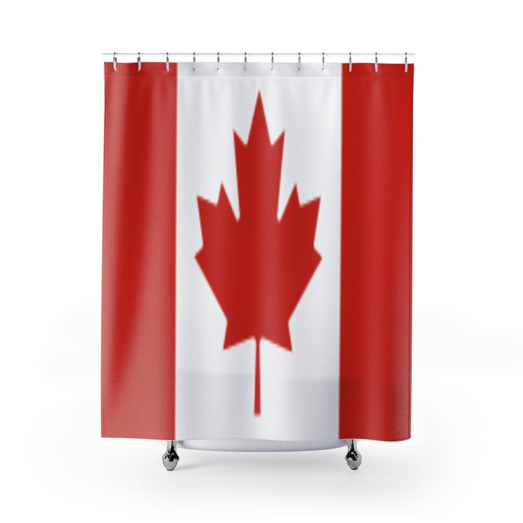 Canada Flag Stylish Design 71" x 74" Elegant Waterproof Shower Curtain for a Spa-like Bathroom Paradise Exceptional Craftsmanship-Express Your Love Gifts