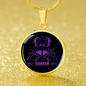 Cancer Astrological Zodiac Sign Necklace Stainless Steel or 18k Gold 18-22"-Express Your Love Gifts