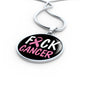 Cancer AwAreness Necklace F-Cancer Necklace Stainless Steel or 18k Gold Circle Pendant 18-22"-Express Your Love Gifts