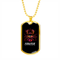 Cancer Crab Zodiac Necklace Stainless Steel or 18k Gold Dog Tag 24" Chain-Express Your Love Gifts