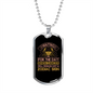 Cancer Waiting For The Day Zodiac Necklace Stainless Steel or 18k Gold Dog Tag 24" Chain-Express Your Love Gifts