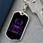 Cancer Zodiac Dog Tag Keychain Stainless Steel or 18k Gold-Express Your Love Gifts