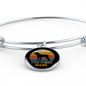 Cane Corso Mom Bracelet Stainless Steel or 18k Gold Circle Bangle-Express Your Love Gifts