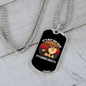 Canine Confetti Necklace Stainless Steel or 18k Gold Dog Tag 24" Chain-Express Your Love Gifts