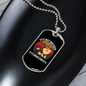 Canine Confetti Necklace Stainless Steel or 18k Gold Dog Tag 24" Chain-Express Your Love Gifts