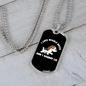 Cannot Lie Puppy Necklace Stainless Steel or 18k Gold Dog Tag 24" Chain-Express Your Love Gifts