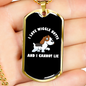 Cannot Lie Puppy Necklace Stainless Steel or 18k Gold Dog Tag 24" Chain-Express Your Love Gifts