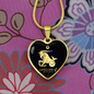 Capricorn Horoscope Zodiac Necklace Stainless Steel or 18k Gold Heart 18-22"-Express Your Love Gifts