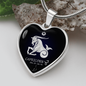Capricorn Horoscope Zodiac Necklace Stainless Steel or 18k Gold Heart 18-22"-Express Your Love Gifts