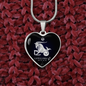 Capricorn Horoscope Zodiac Necklace Stainless Steel or 18k Gold Heart 18-22"-Express Your Love Gifts