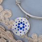 Cardano (ADA) Bracelet Stainless Steel or 18k Gold Circle Bangle-Express Your Love Gifts