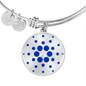 Cardano (ADA) Bracelet Stainless Steel or 18k Gold Circle Bangle-Express Your Love Gifts